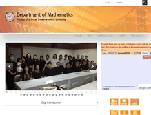 Tablet Screenshot of math.science.swu.ac.th